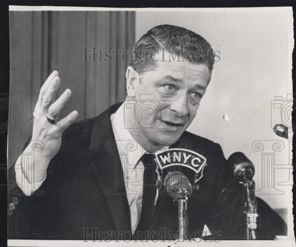 1961 Press Photo David Susskind Producer Film Television - Historic Images