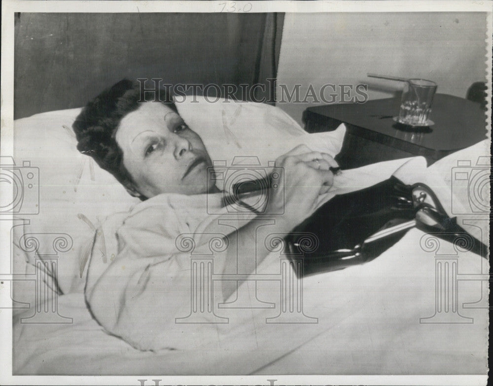 1940 Press Photo Mrs Ruby Pierce,just gave birth to quads - Historic Images