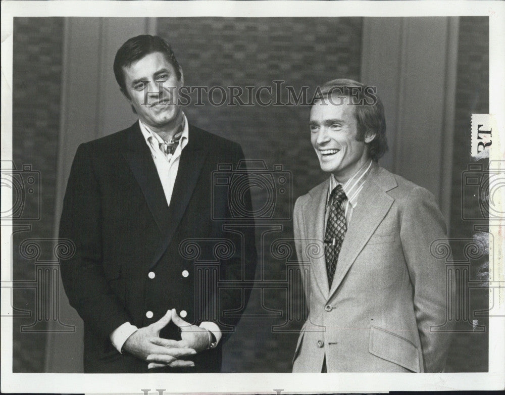 1973 Press Photo Jerry Lewis on &quot;The Dick cavett Show&quot; - Historic Images