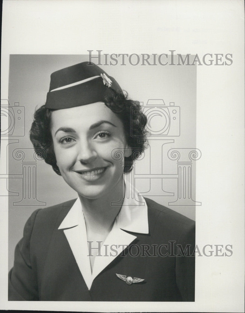 1960 Press Photo American Airlines Stwds Thelma L. Oliveira - Historic Images