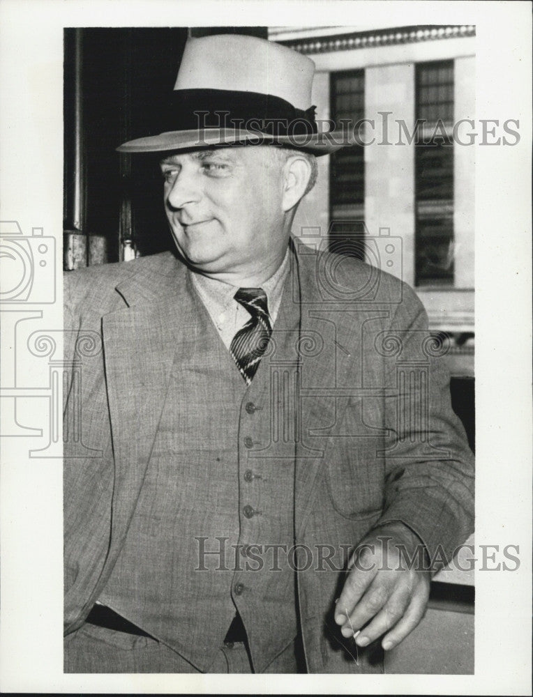 1933 Press Photo Piggy Wiggly originator Clarence Saunders - Historic Images