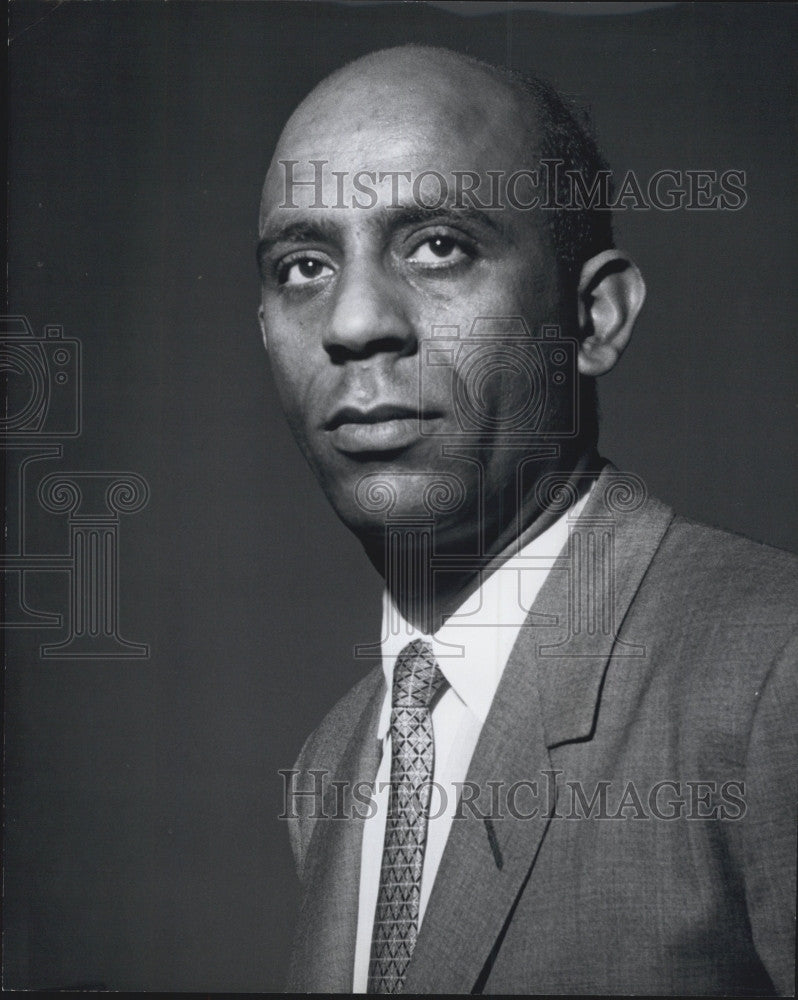 1961 Press Photo Dr E TAshfay Gebre of Ethiopia - Historic Images