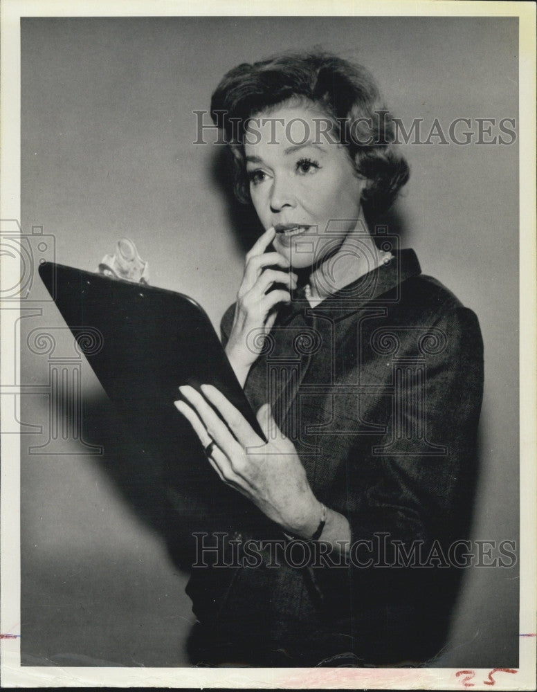 1965 Press Photo Actress Maureen O&#39;Sullivan - Historic Images