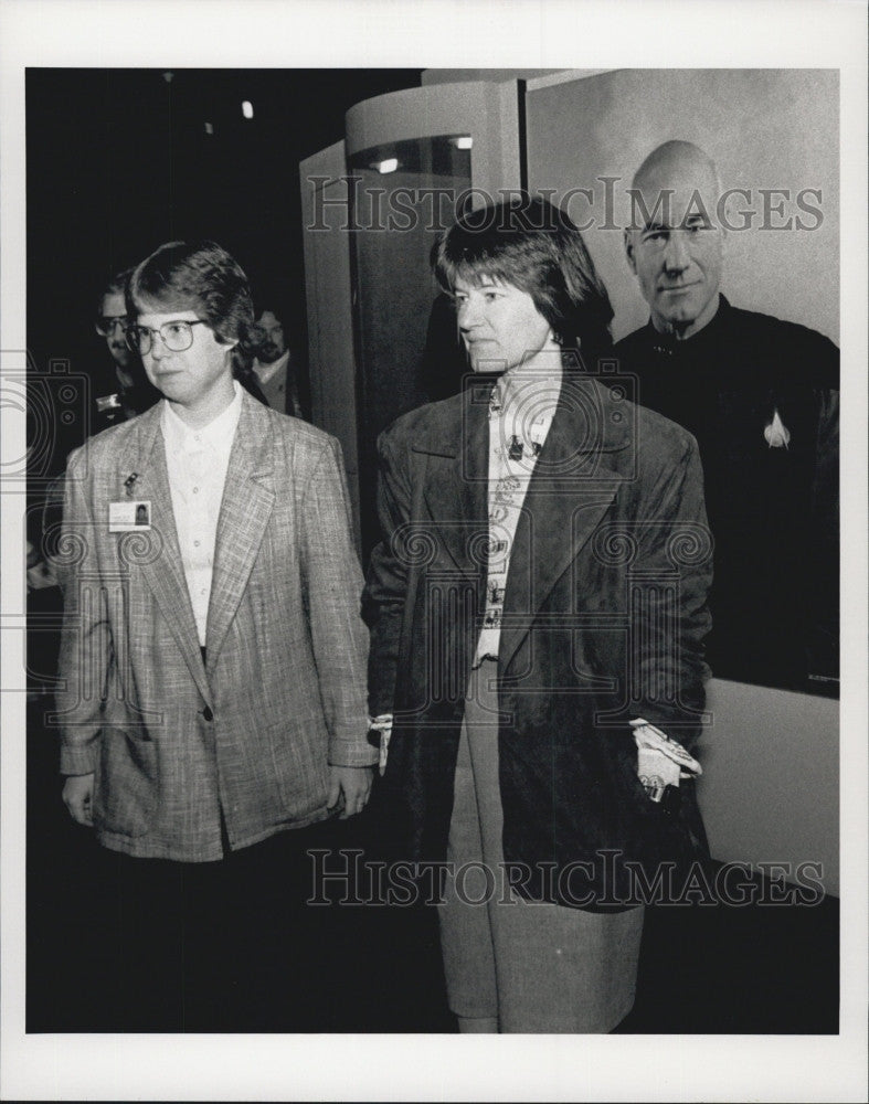 Press Photo Astronaut Sally Ride  & Charles Hayden - Historic Images