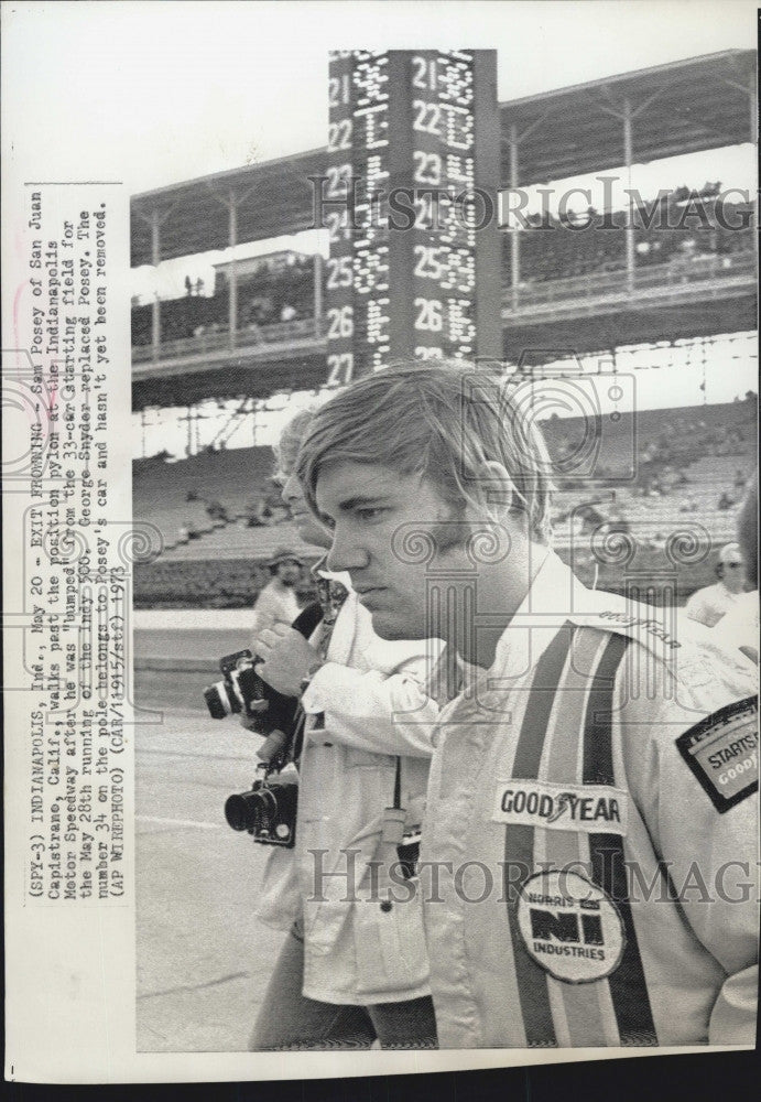 1973 Press Photo Sam Posey of San Jaun Capistrano, California - Historic Images