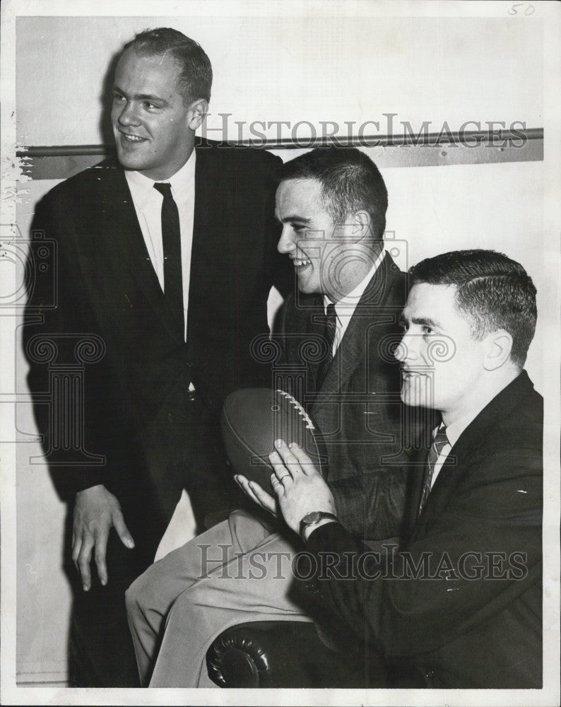 1960 Press Photo Jim Luker, Pete Perreault, James Stack - Historic Images