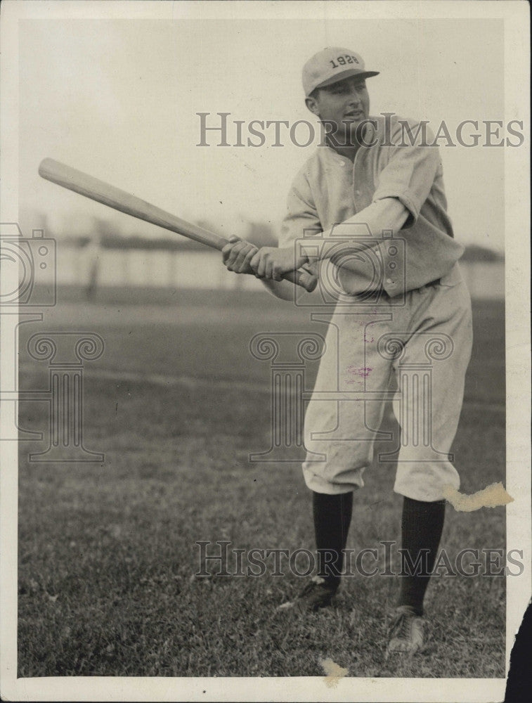 1925 Press Photo West Adams of Harvard baseball - Historic Images