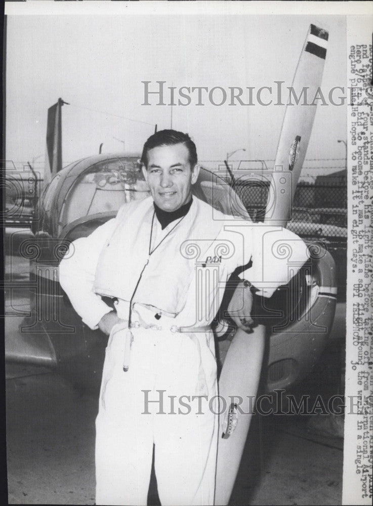 1958 Press Photo Capt Charles F Darp - Historic Images