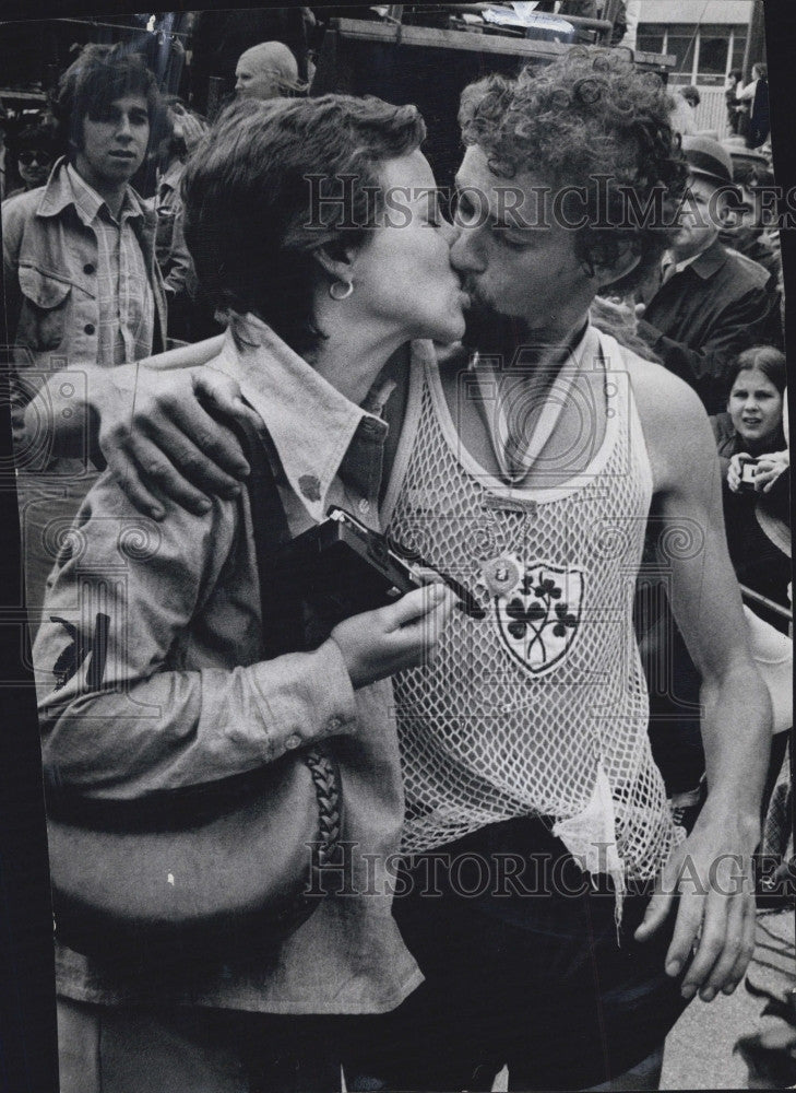 1974 Press Photo Neil Cusack Boston Marathon Winner Ireland - Historic Images