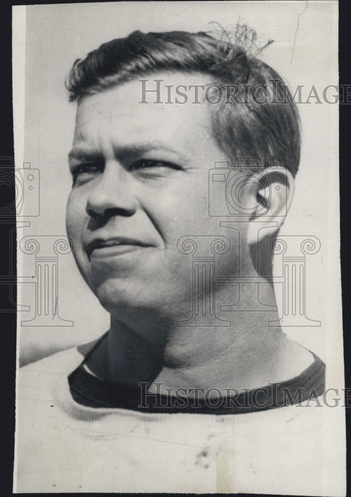 1948 Press Photo Harvard football coach Valpey - Historic Images