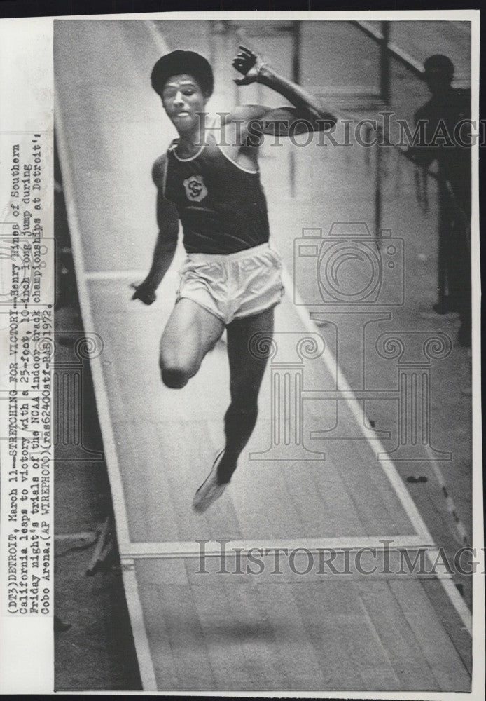 1972 Press Photo Henry Hines of Southern California - Historic Images