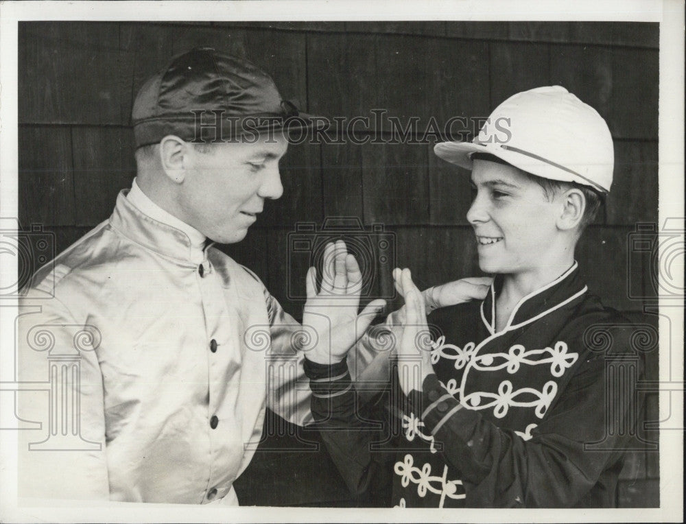 1936 Press Photo Sonny Workman Horse Racing Jockey Newport - Historic Images