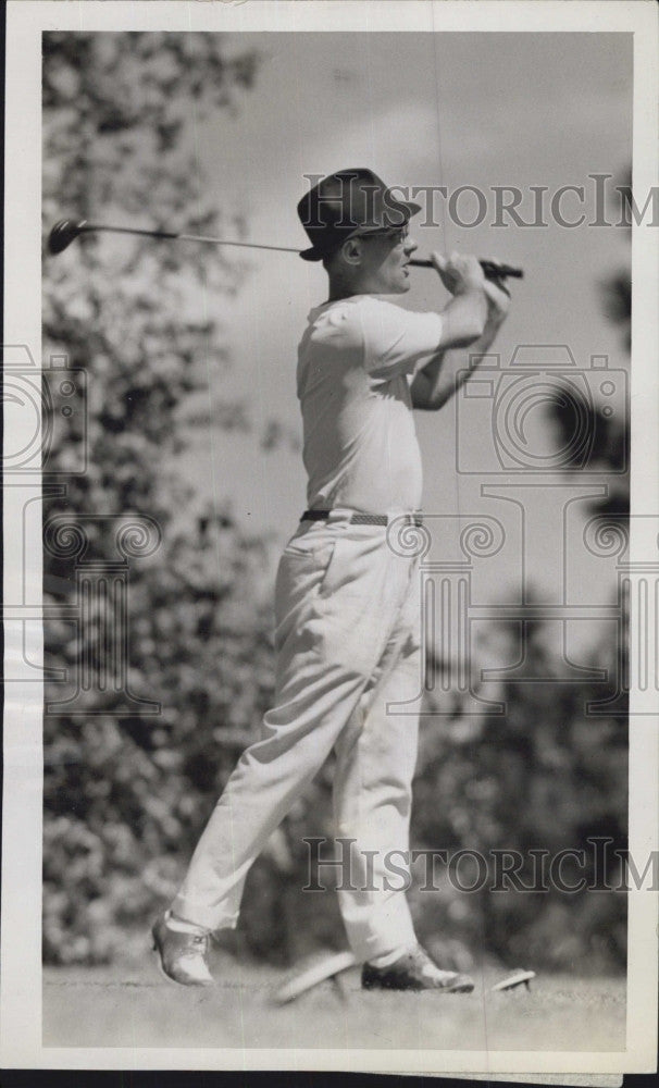 1938 Press Photo Tennis Star George Lott Wins Golf Outing - Historic Images