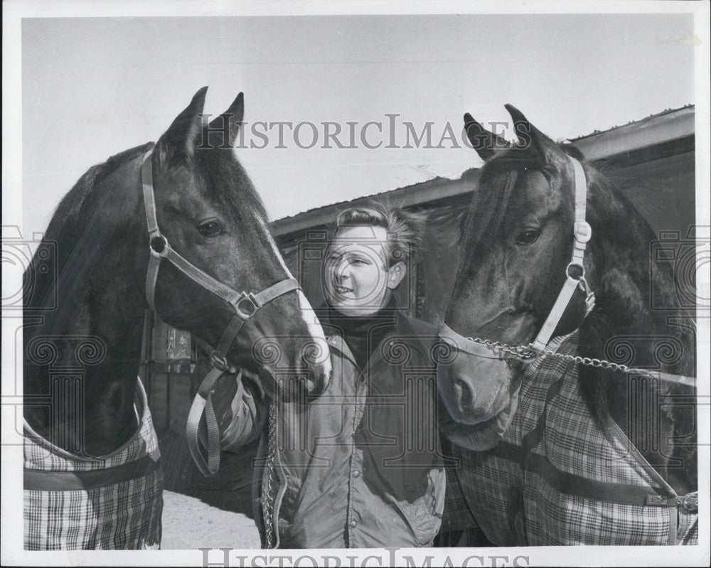 1974 Press Photo Trainer Bill Lasky, Tuxedo Mc, Attorney Jim - Historic Images