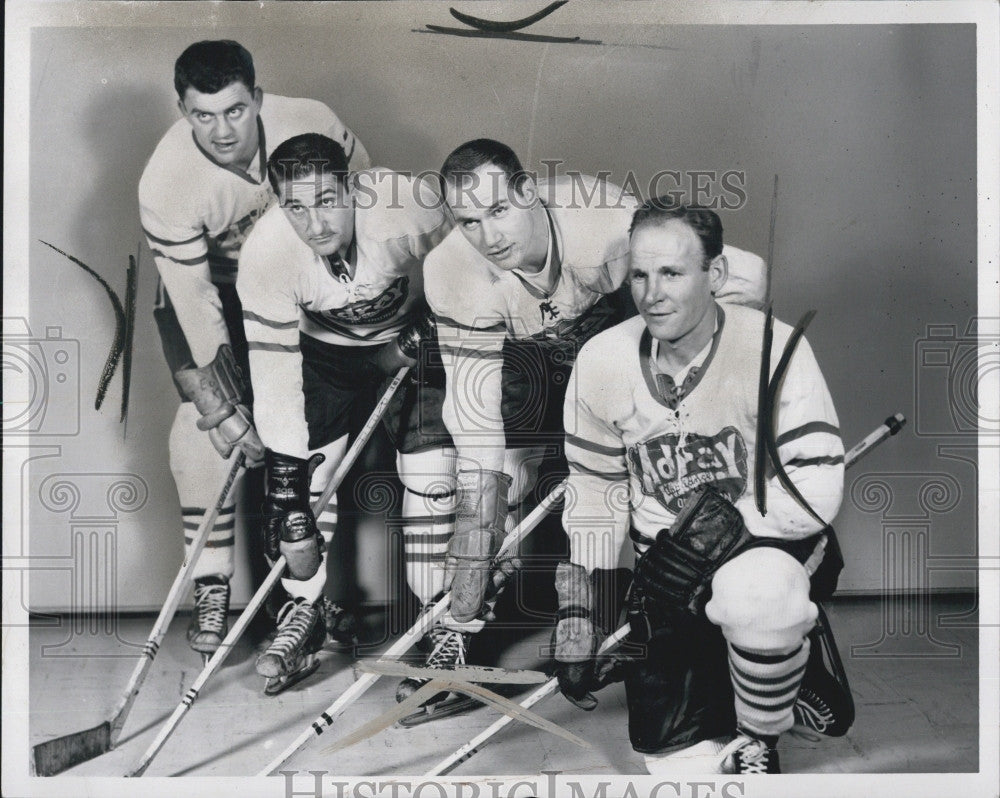 1962 Press Photo Adray Appliance hockey E Kowalski,J Rea,D Steff,B Petap - Historic Images
