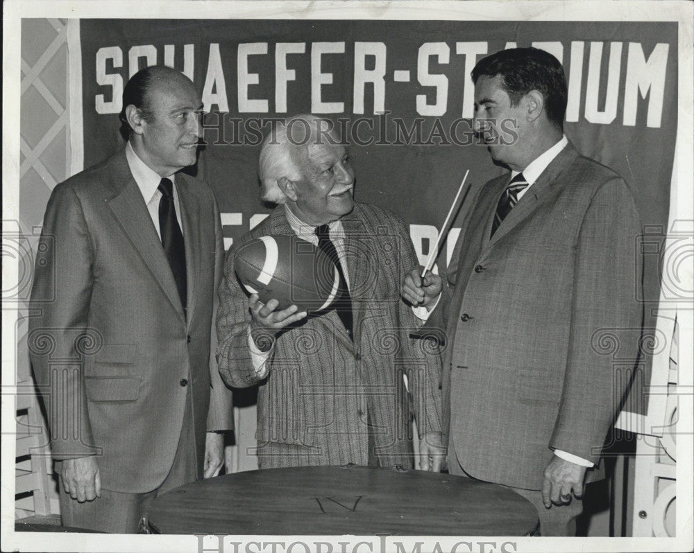 1972 Press Photo Arthur Fiedler, William Koster, Marty Cullen Jimmy Fund Benefit - Historic Images