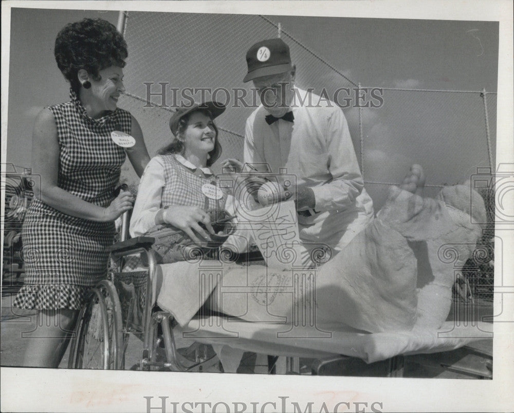 1970 Press Photo Children&#39;s Hospital Benefit Baseball Game Robert Burenzli - Historic Images