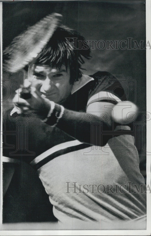 1975 Press Photo Jimmy Connors  at US Open Tennis - Historic Images