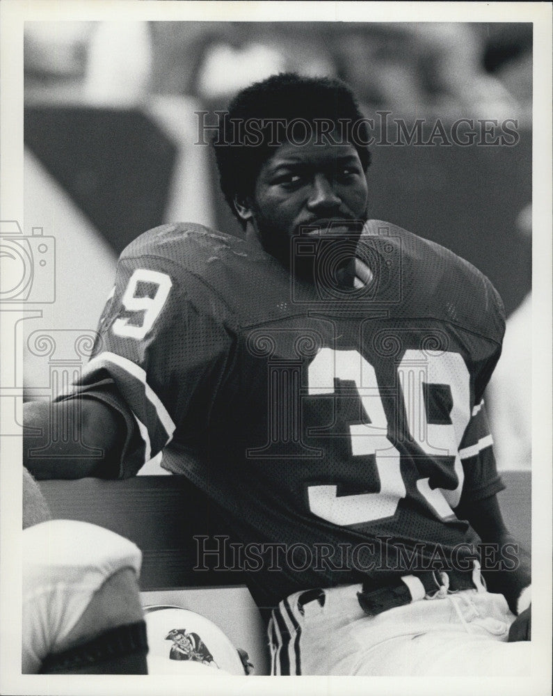 Press Photo Sam Cunningham of the New England Patriots - Historic Images