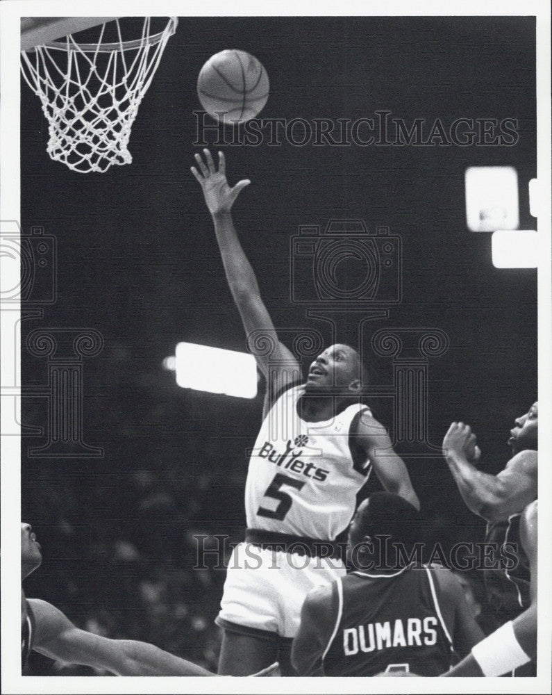 1988 Press Photo Washington Bullets, Darrell Walker - Historic Images