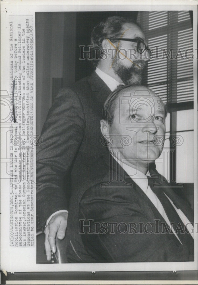 1968 Press Photo David Dallinger &amp; atty J Gutman - Historic Images