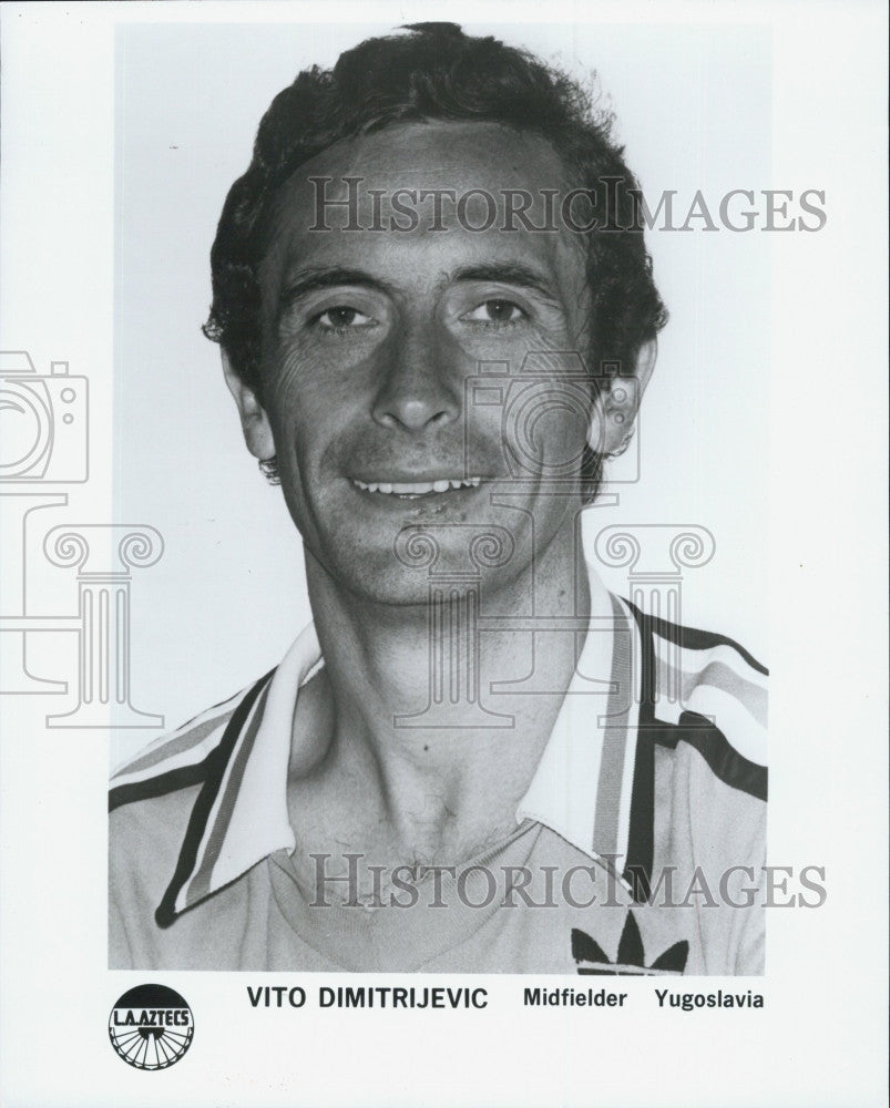 1979 Press Photo Vito Dimitrijevic Midfielder Soccer Player Yugoslovia - Historic Images