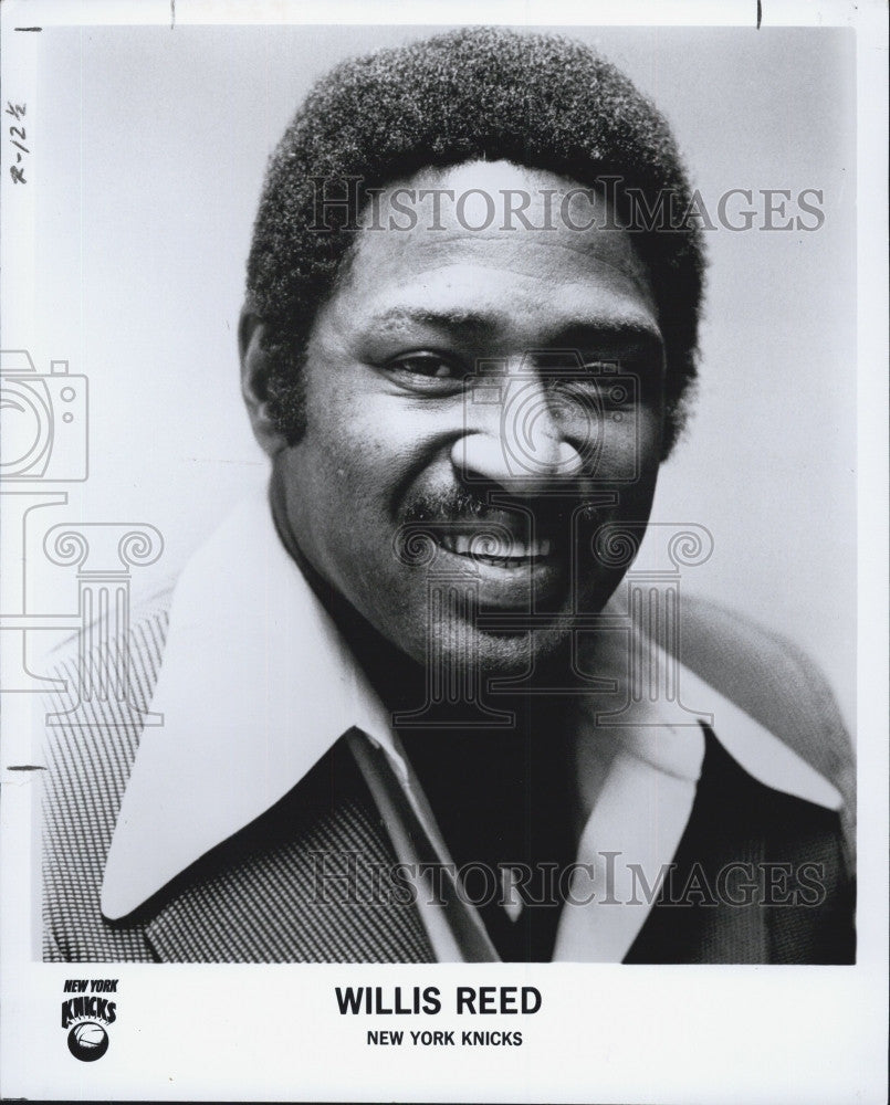 1977 Press Photo Willis Reed New York Knicks Basketball Player - Historic Images
