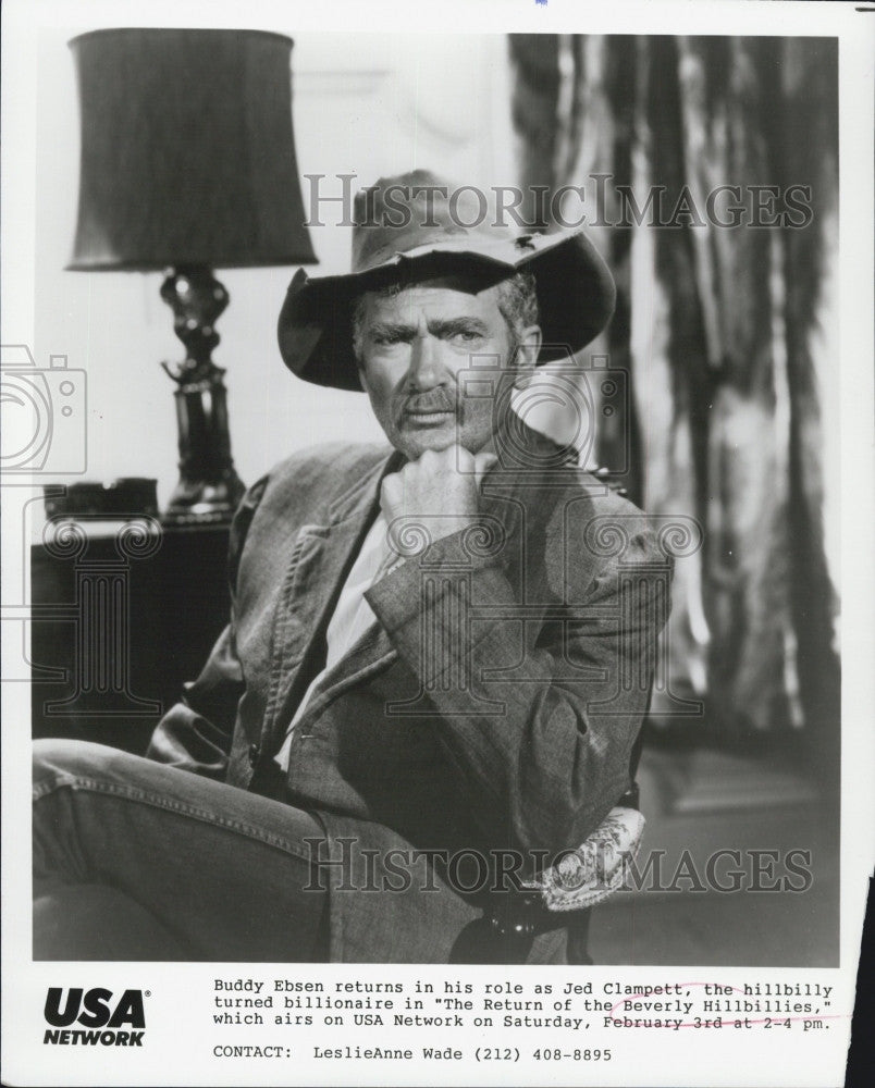 1981 Press Photo Buddy Ebsen &quot;Return of the Beverly Hillbillies&quot; - Historic Images