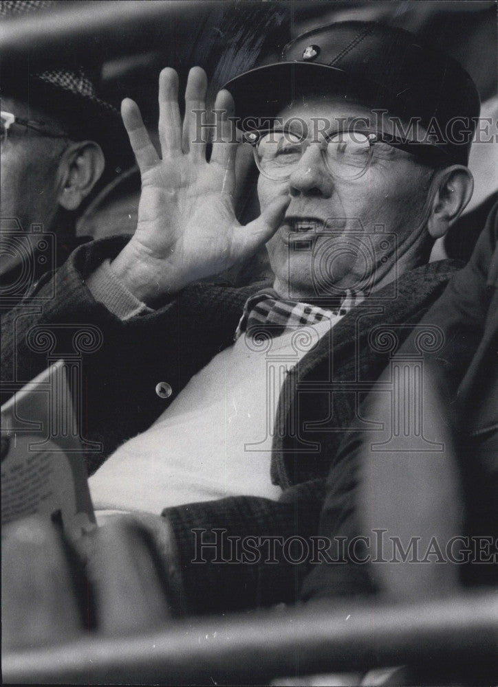 1968 Press Photo Cubs baseball fan John Wittinger - Historic Images