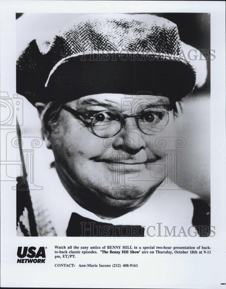 1995 Press Photo &quot;The Benny Hill Show&quot; - Historic Images