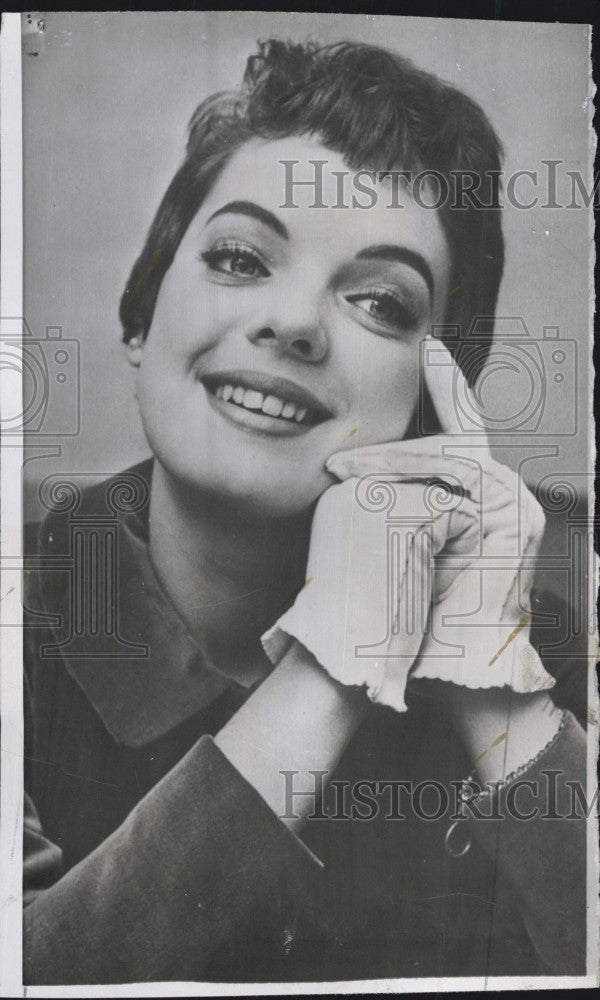 1956 Press Photo Lili Gentle Television Film Actress - Historic Images