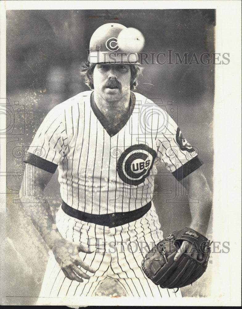 1980 Press Photo Cubs second baseman Mike Tyson - Historic Images