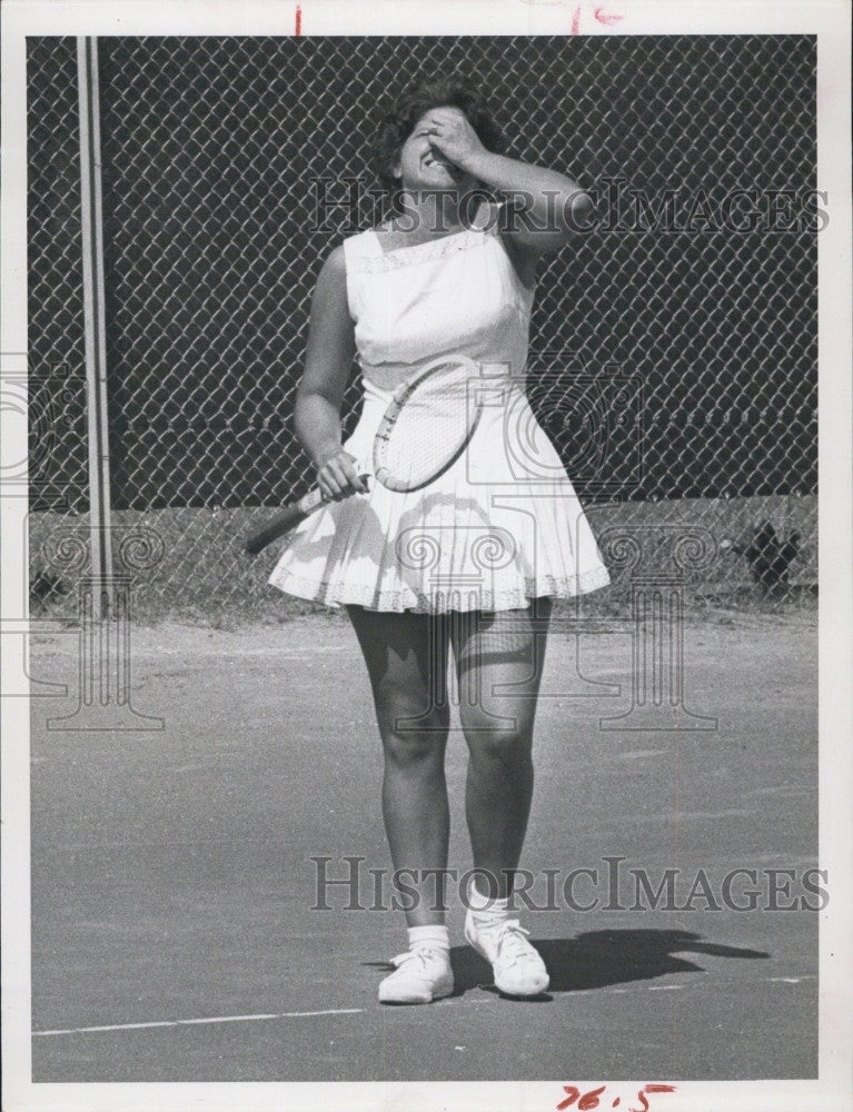 1963 Press Photo Judy Alvarez Plays In Masters Tournament - Historic Images