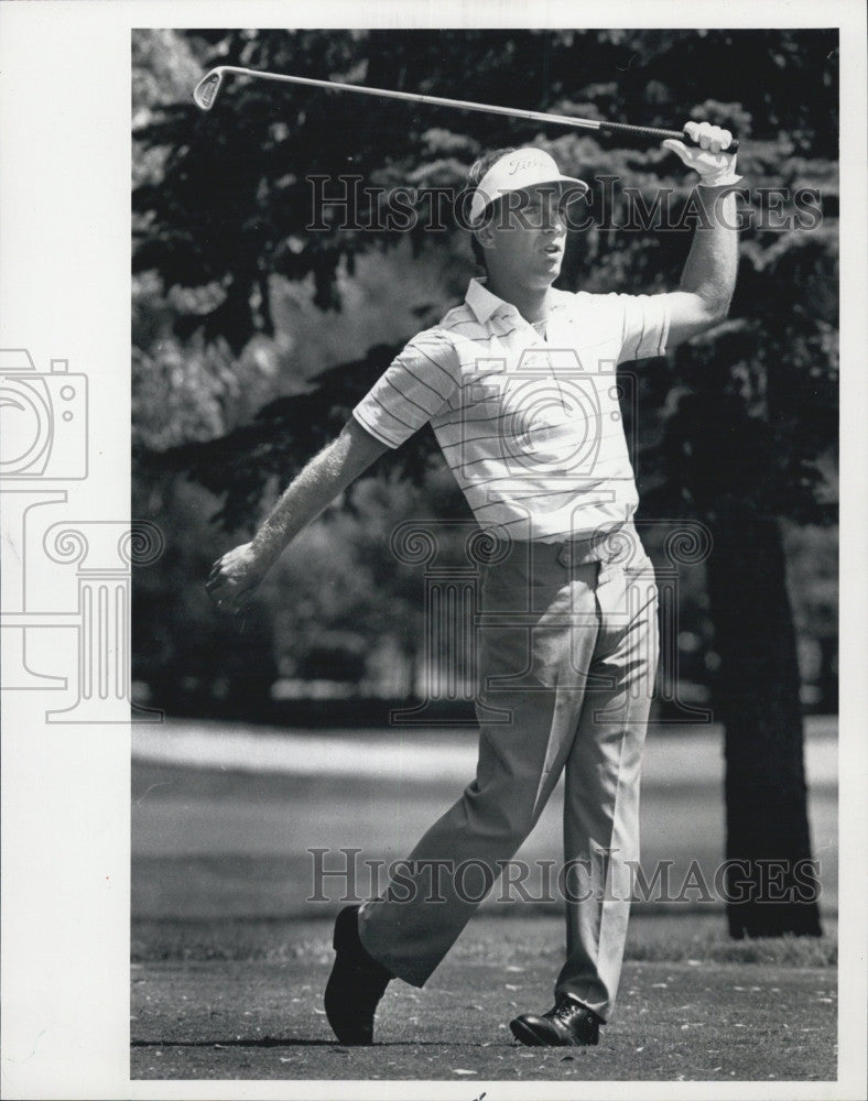 1988 Press Photo Golfer James Benepe, Chicago U.S. Open Qualifier - Historic Images