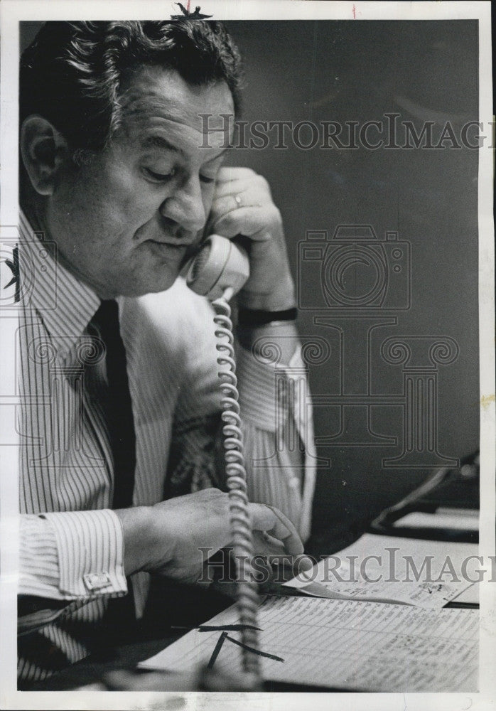 1969 Press Photo NFL Football Coach Joe Kuharich of Philadelphia Eagles - Historic Images