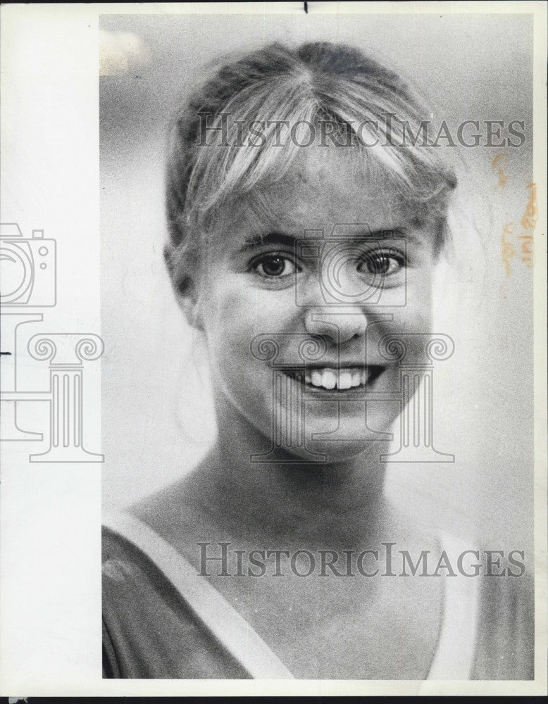 1983 Press Photo Gymnast Janne Klepek - Historic Images