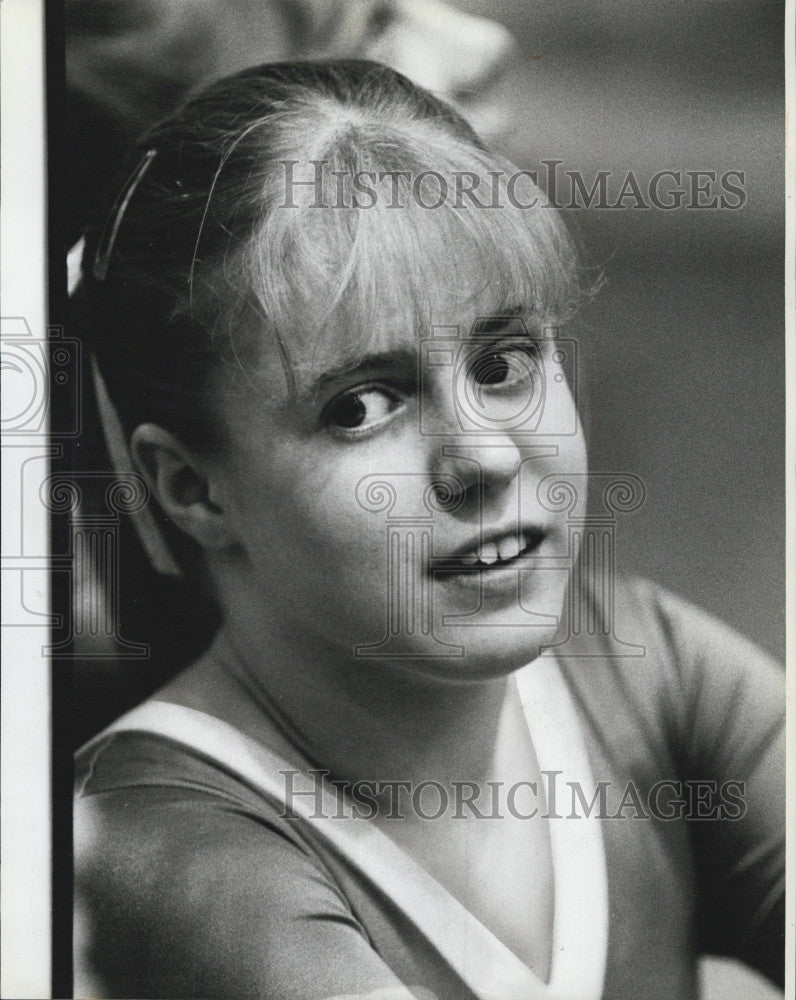 1983 Press Photo Gymnast Janne Klepek - Historic Images