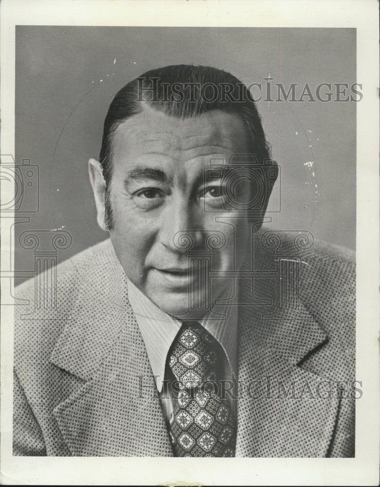 1973 Press Photo Howard Cosell ABS News Sportcaster - Historic Images