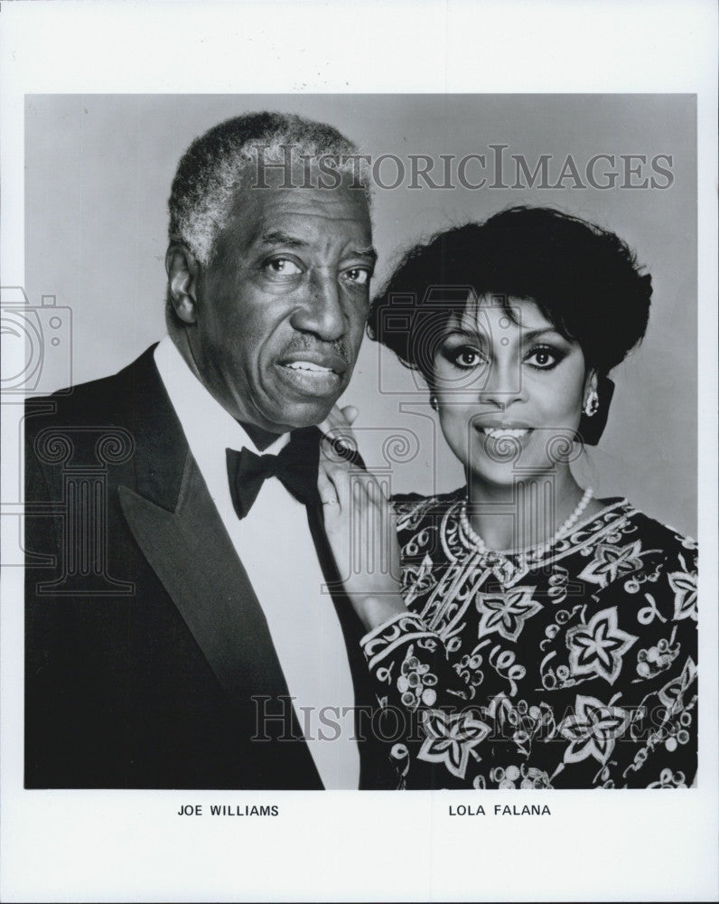 Press Photo Joe Williams and Lola Falana - Historic Images