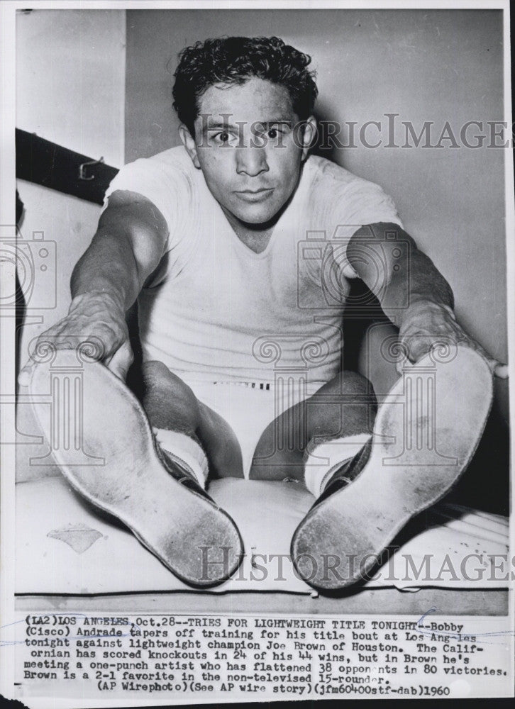 1960 Press Photo Bobby &quot;Cisco&quot; Andrade - Historic Images