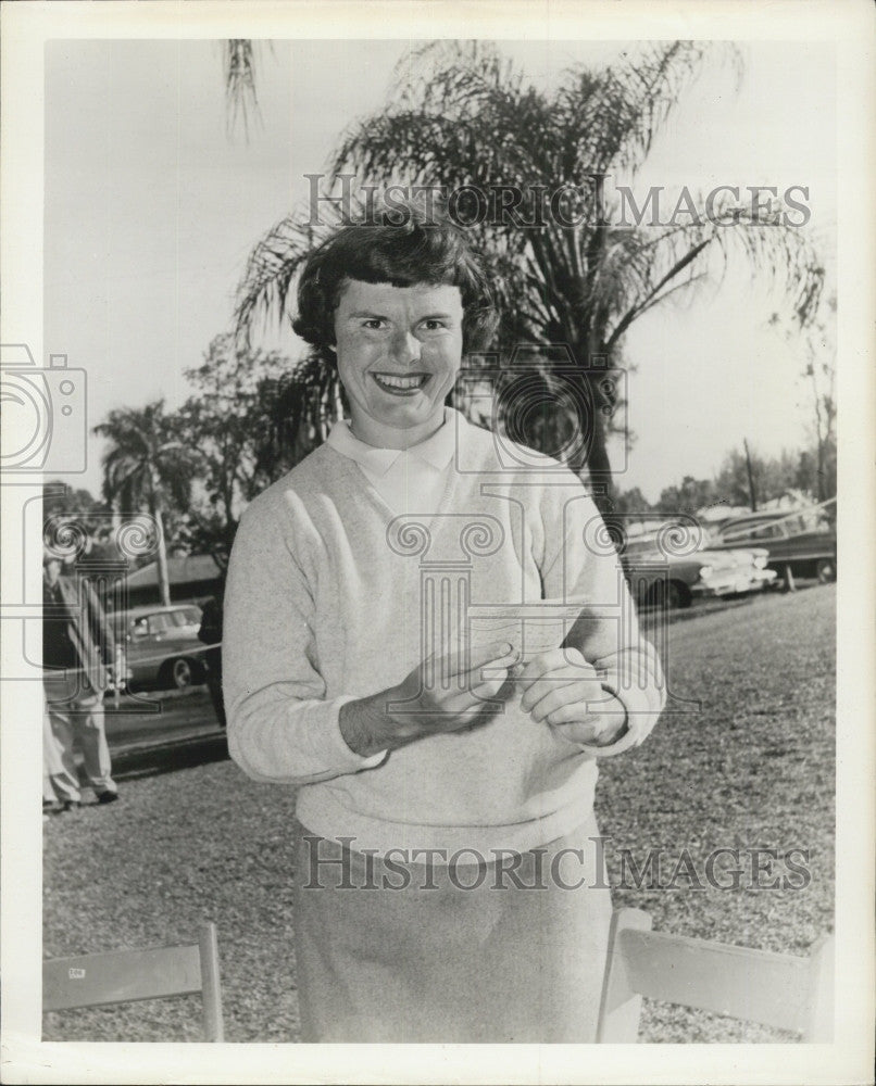 Press Photo Golfer Kathy Cornelius of the LPGA - Historic Images