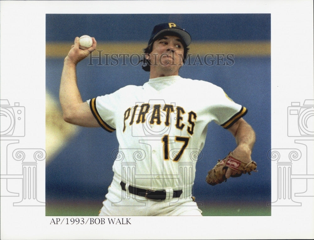 1993 Press Photo Pittsburg Pirate, Bob Walk - Historic Images