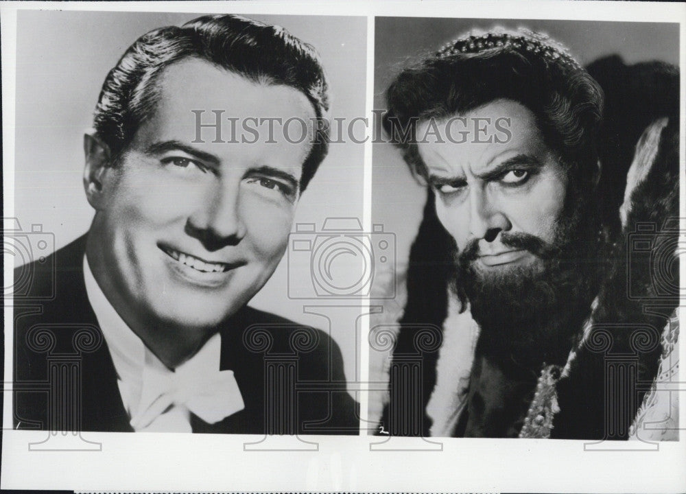 1962 Press Photo Bass Opera Singer Jerome Hines &quot;Voice of Firestone&quot; on ABC - Historic Images