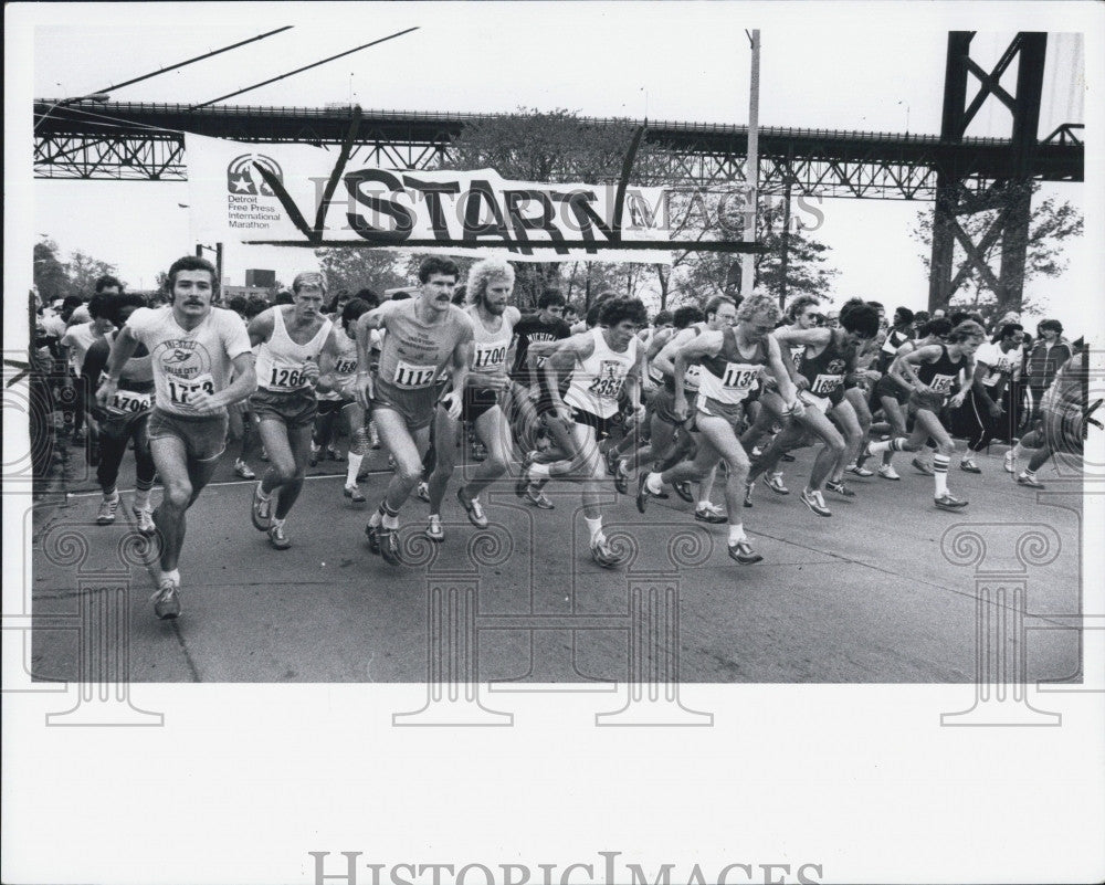 1978 Press Photo Windsor England Marathon Track Run - Historic Images