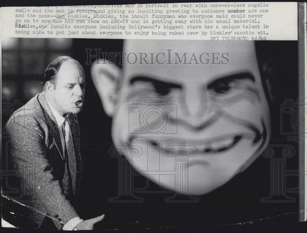 1968 Press Photo Don Rickles Comedian Television Actor - Historic Images
