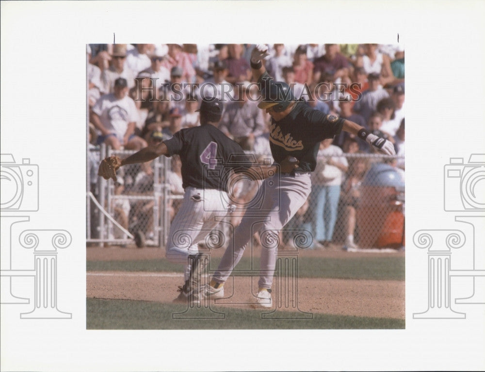 1994 Press Photo Colorado Rockies Baseball Training - Historic Images