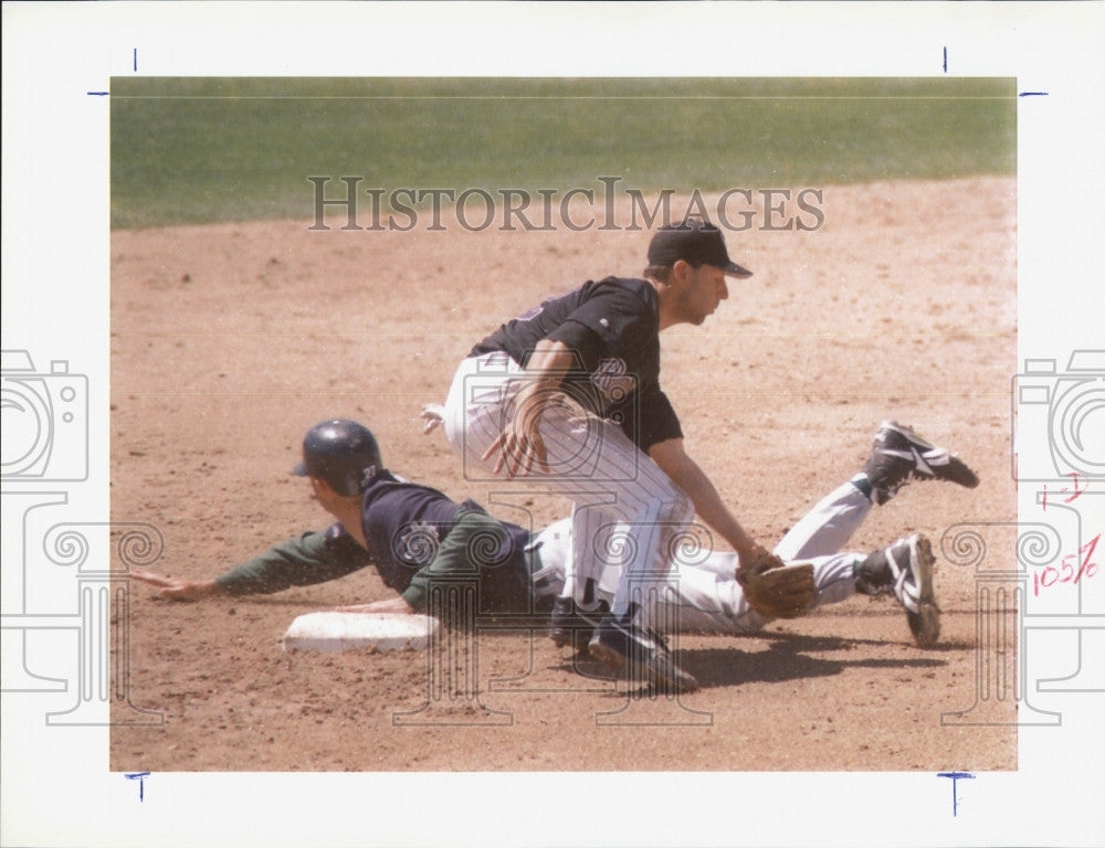 1994 Press Photo Colorado Rockies Spring Baseball Training Karl Gehring Turner - Historic Images