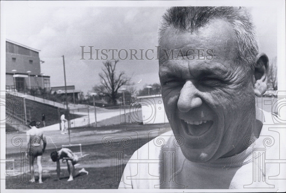 1970 Press Photo Rochester High School Coach Ralph Vanzo - Historic Images