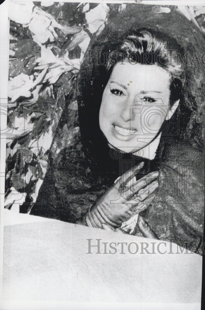 1965 Press Photo Irina Mirantolo,companion of ex King Farouk of Egypt - Historic Images