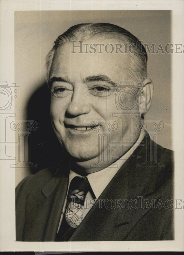 1949 Press Photo Bill Corum New York Sportswriter - Historic Images